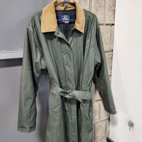 Vintage Woolrich Women’s Large Rain/Winter Trench Coat xlarge - Picture 8 of 10